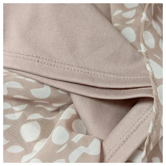 EVAN PICONE Blush Polka Dot Halter Dress Size 16 - Picture 8 of 9